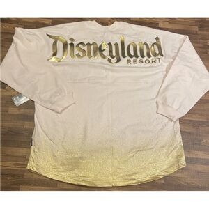 Disneyland Pink & Gold Spirit Jersey Size XL NWT